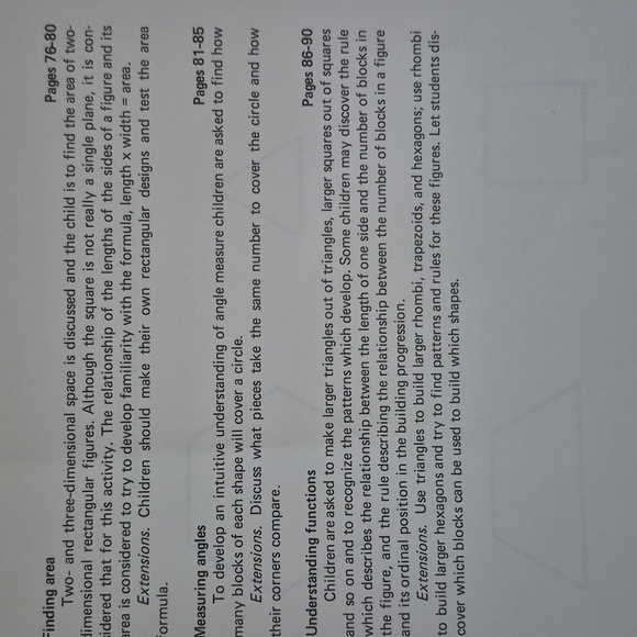 70s PATTERN BLOCKS ACTIVITIES A Math Manipulatives Workbook HOMESCHOOL Grade 4-6 - Picture 9 of 12